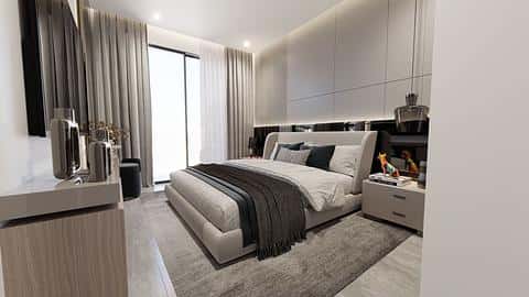 Appartements de deux chambres offrant un oasis urbain à JVC — 9/12
