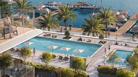 À vendre : Résidence luxueuse 2 chambres à Rashid Yachts Marina, Dubaï — 10/12