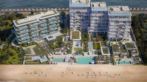 Duplex avec vue sur la mer et la ville à Palm Jumeirah — 3/13
