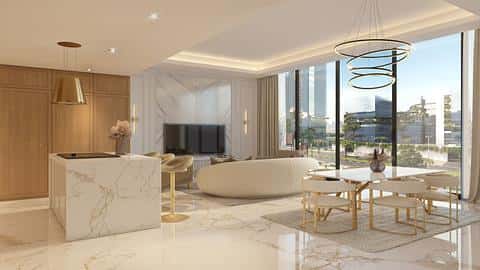 Appartements joliment conçus au cœur de la ville de MBR — 9/11