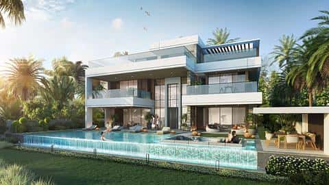 Maisons de ville luxueuses dans le Golf City à Dubaï — 3/8