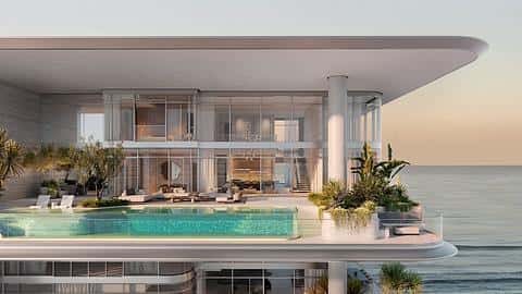 Duplex avec vue sur la mer et la ville à Palm Jumeirah — 8/13