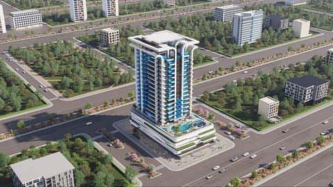 Appartements de luxe de deux chambres à JVC, Dubai — 3/14