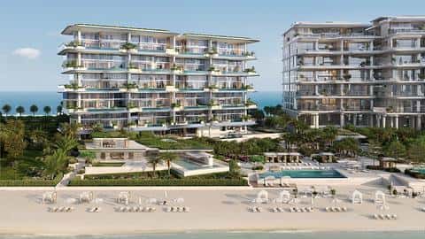 Duplex avec vue sur la mer et la ville à Palm Jumeirah — 2/13