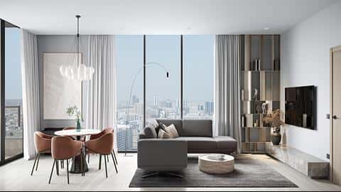 Appartements élégants dans un cadre familial de JVC, Dubaï — 9/28