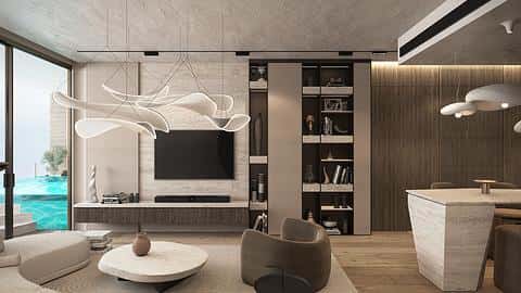 Appartements de luxe avec piscines privées | Peace Lagoons Dubaï — 8/25