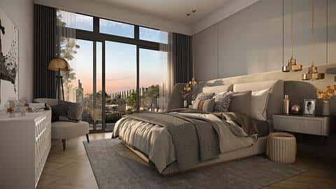 Vie de luxe à Dubaïland : maisons de ville modernes — 9/11