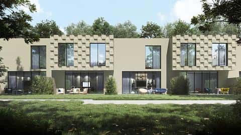 Maisons de ville et villas élégantes dans la banlieue d'Al Bedea — 3/10