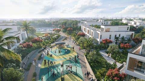 Maison de ville luxueuse de 5 chambres dans le parc d'investissement de Dubaï — 5/18