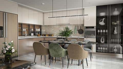Vie de luxe à Dubaïland : maisons de ville modernes — 6/11
