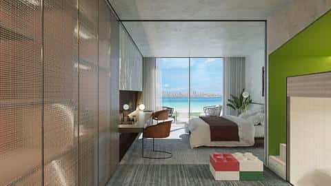 Appartements d'hôtel de luxe avec vue sur the World Islands. — 5/16