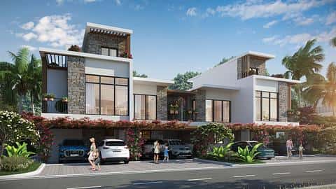 Maisons méditerranéens dans les lagons de Damac, Dubaï — 2/10