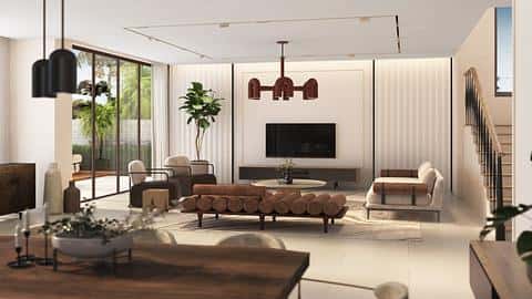 Maisons méditerranéens dans les lagons de Damac, Dubaï — 7/10
