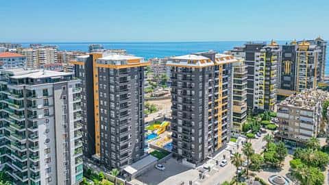 3+1 Duplex zum Verkauf in Alanya Mahmutlar | Meerblick | Türkische Staatsbürgerschaft | Einzugsbereit