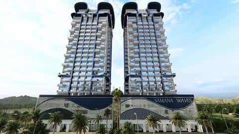 Du studio aux appartements 3 chambres de luxe avec piscines privées à Samana Waves 2, Dubaï — 4/18