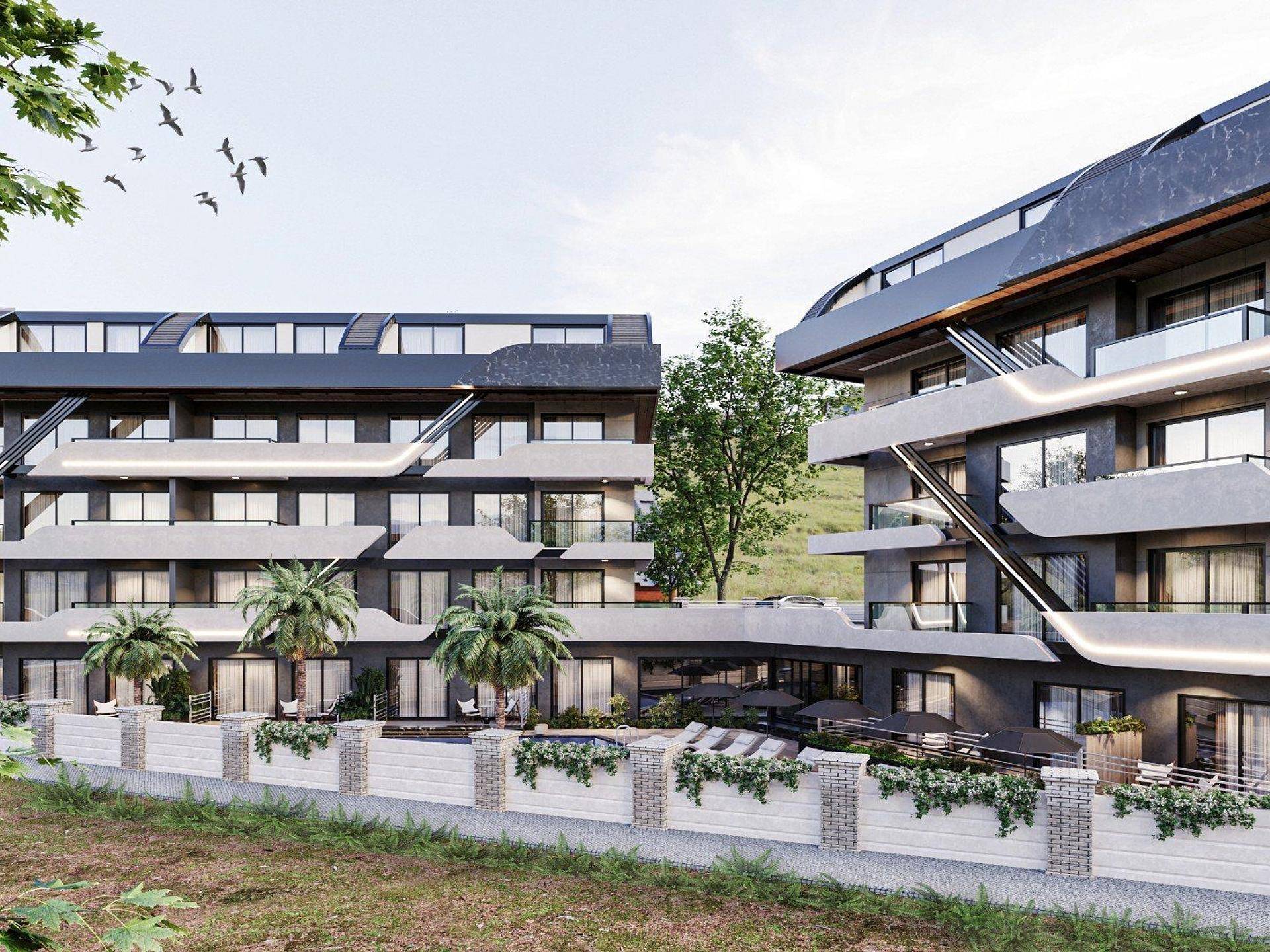 Elegantly Designed Apartments in Famous Cikcilli, Alanya