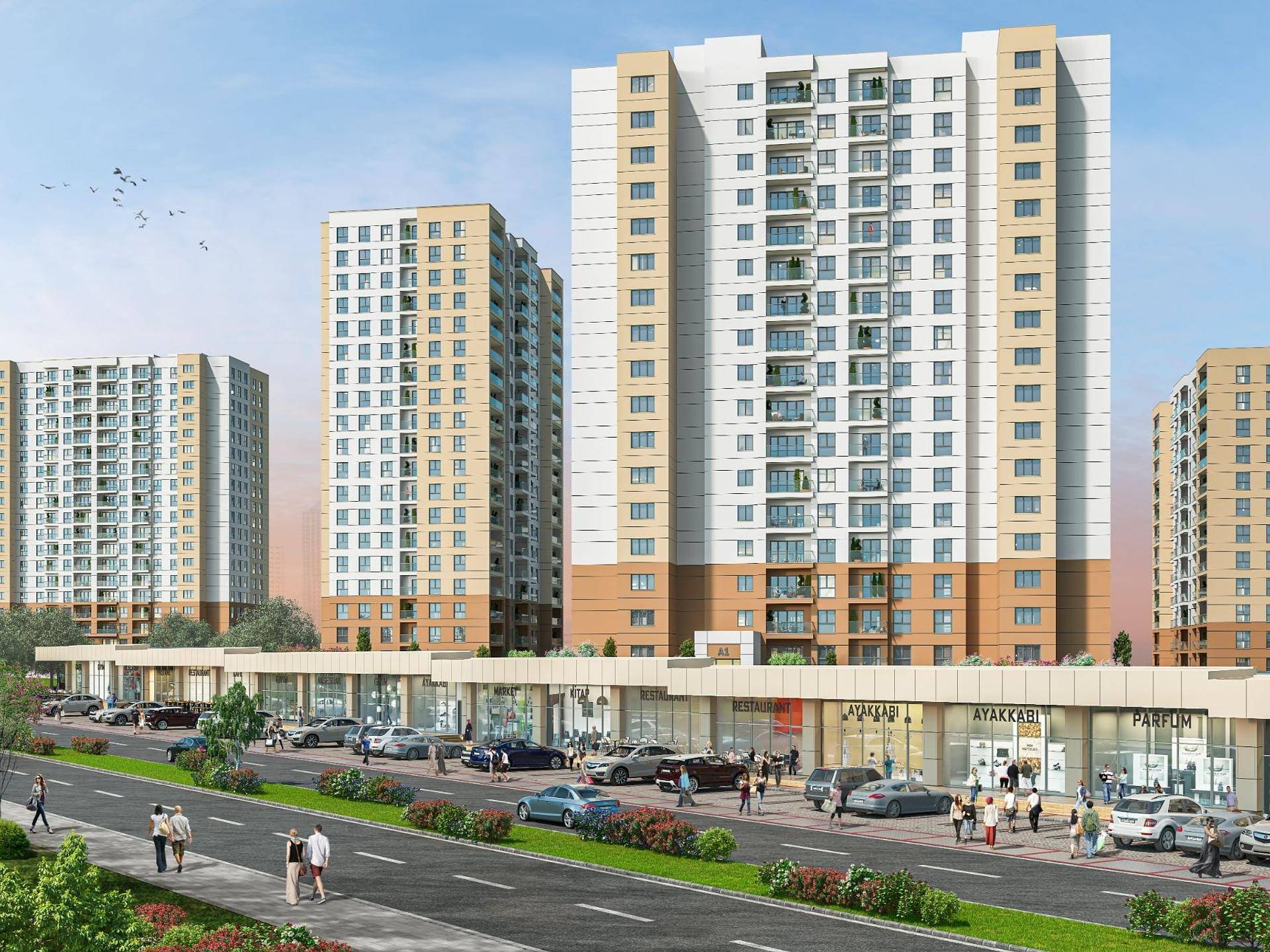 New Apartments Near Canal Istanbul in Basaksehir, Istanbul