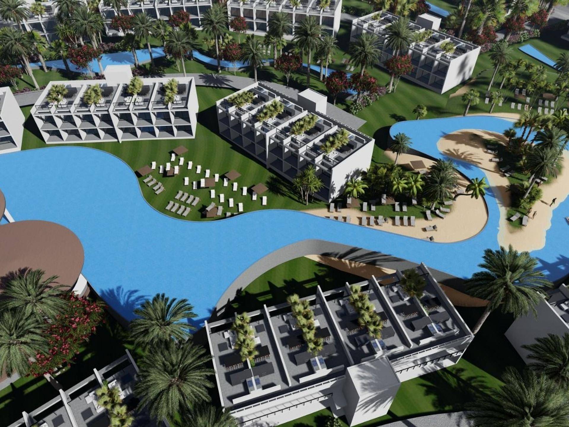 Apartments in einem Komplex im Malediven-Stil in Kyrenia