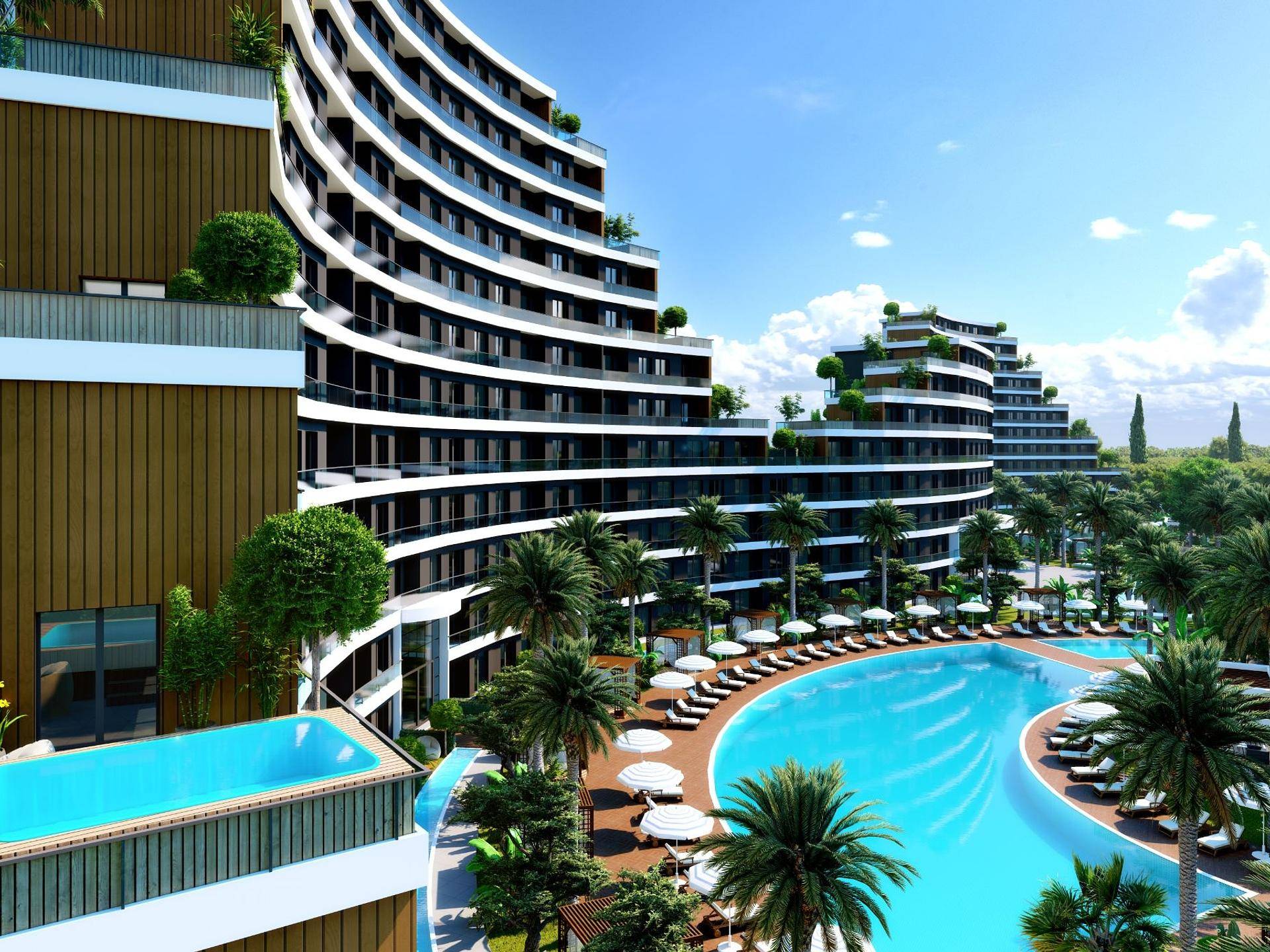 Erleben Sie luxuriöses Wohnen mit großzügigen Apartments in Aksu, Antalya