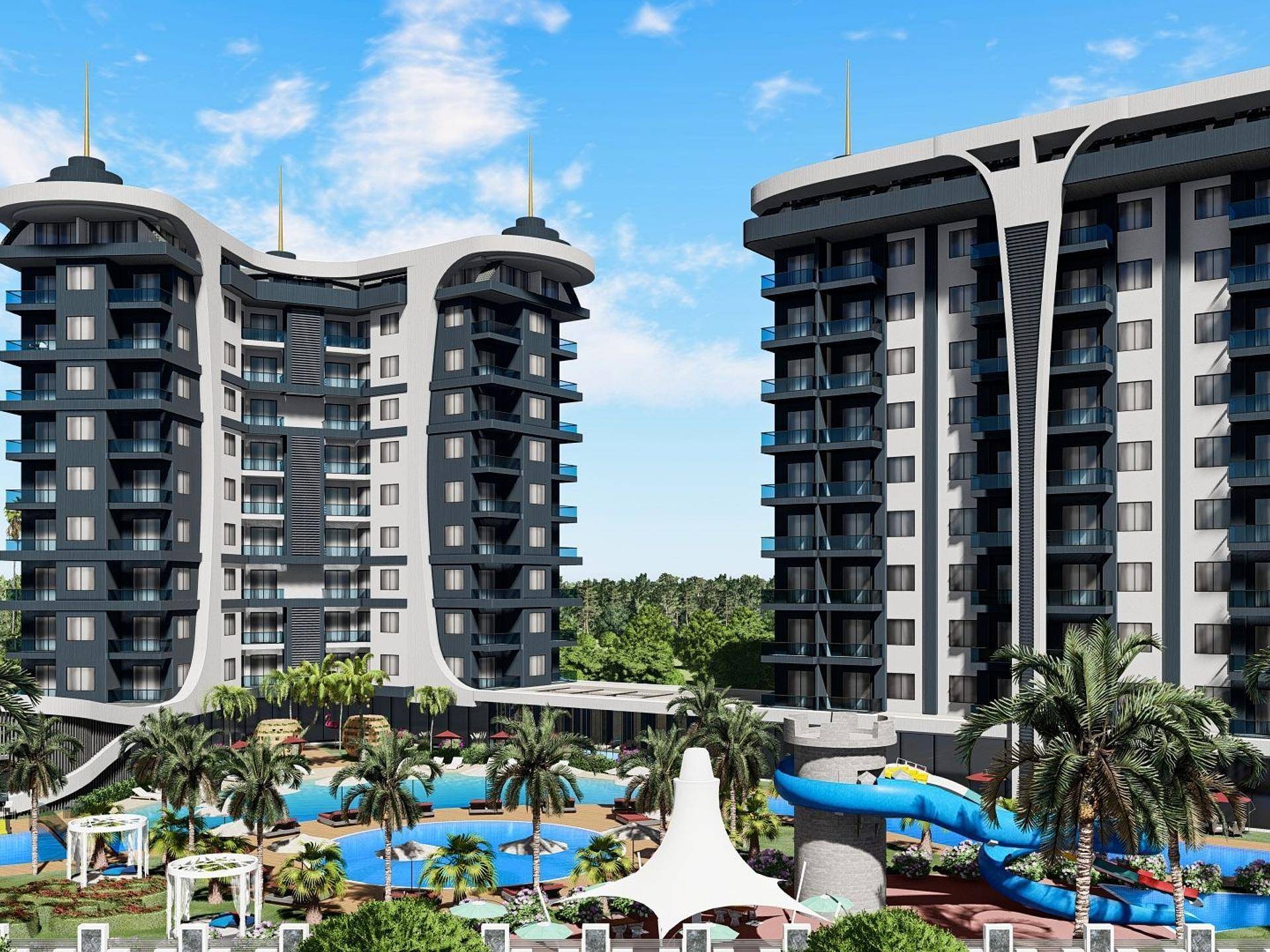 Hotel concept residential housing in Avsallar, Alanya