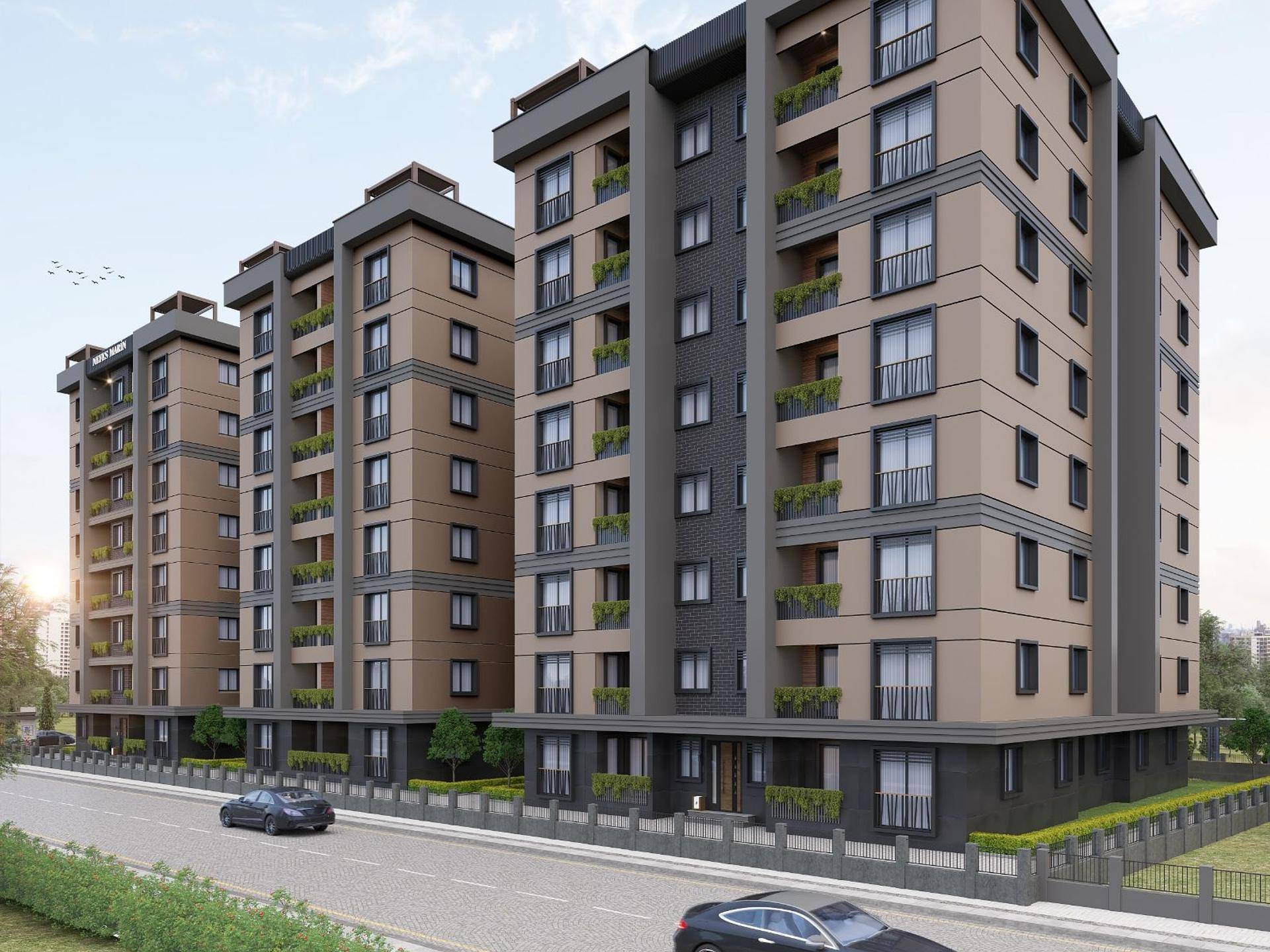Well-located apartments offering citizenship in Pendik