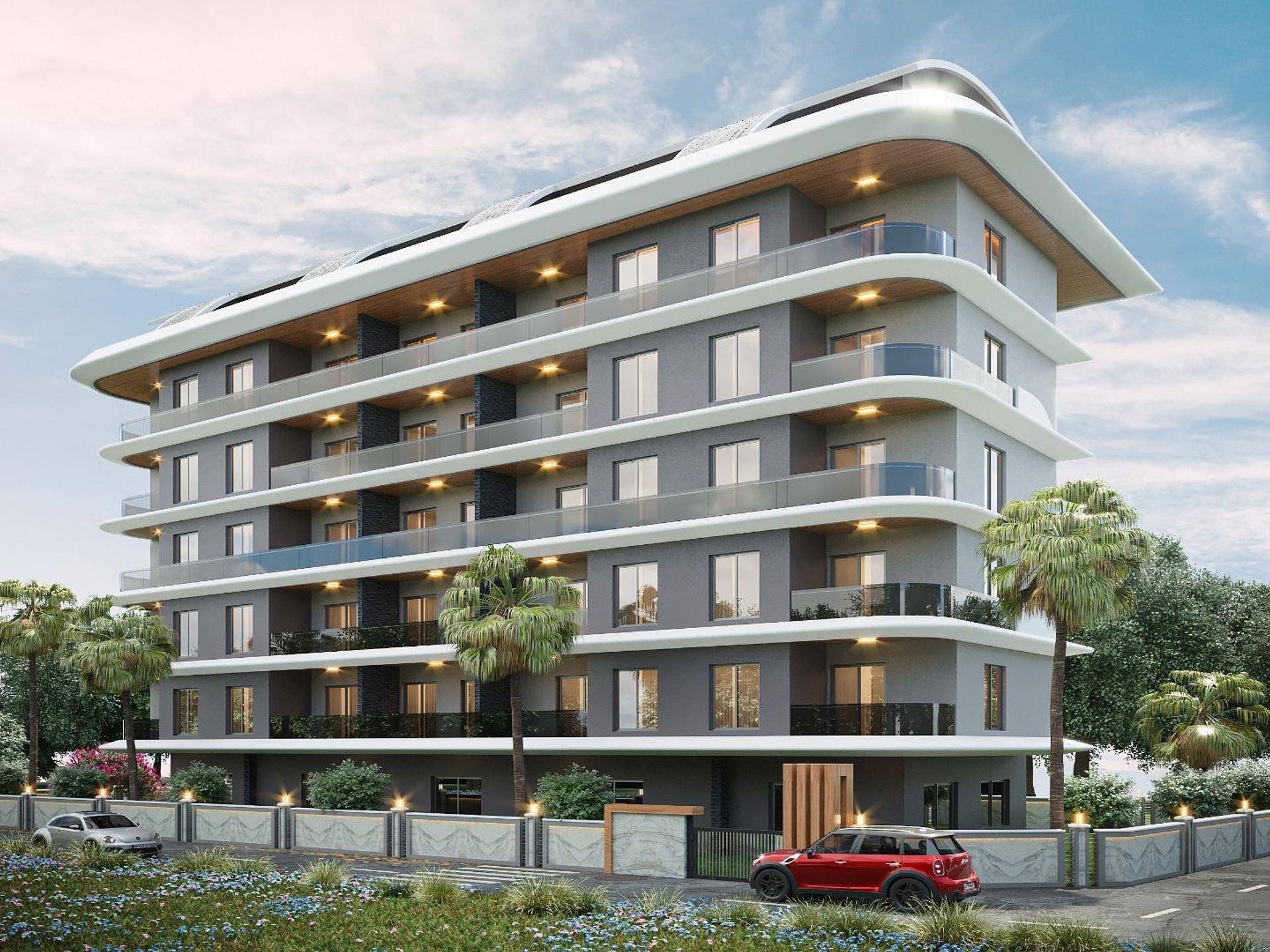 Beautifully elegant apartments in Mahmutlar, Alanya