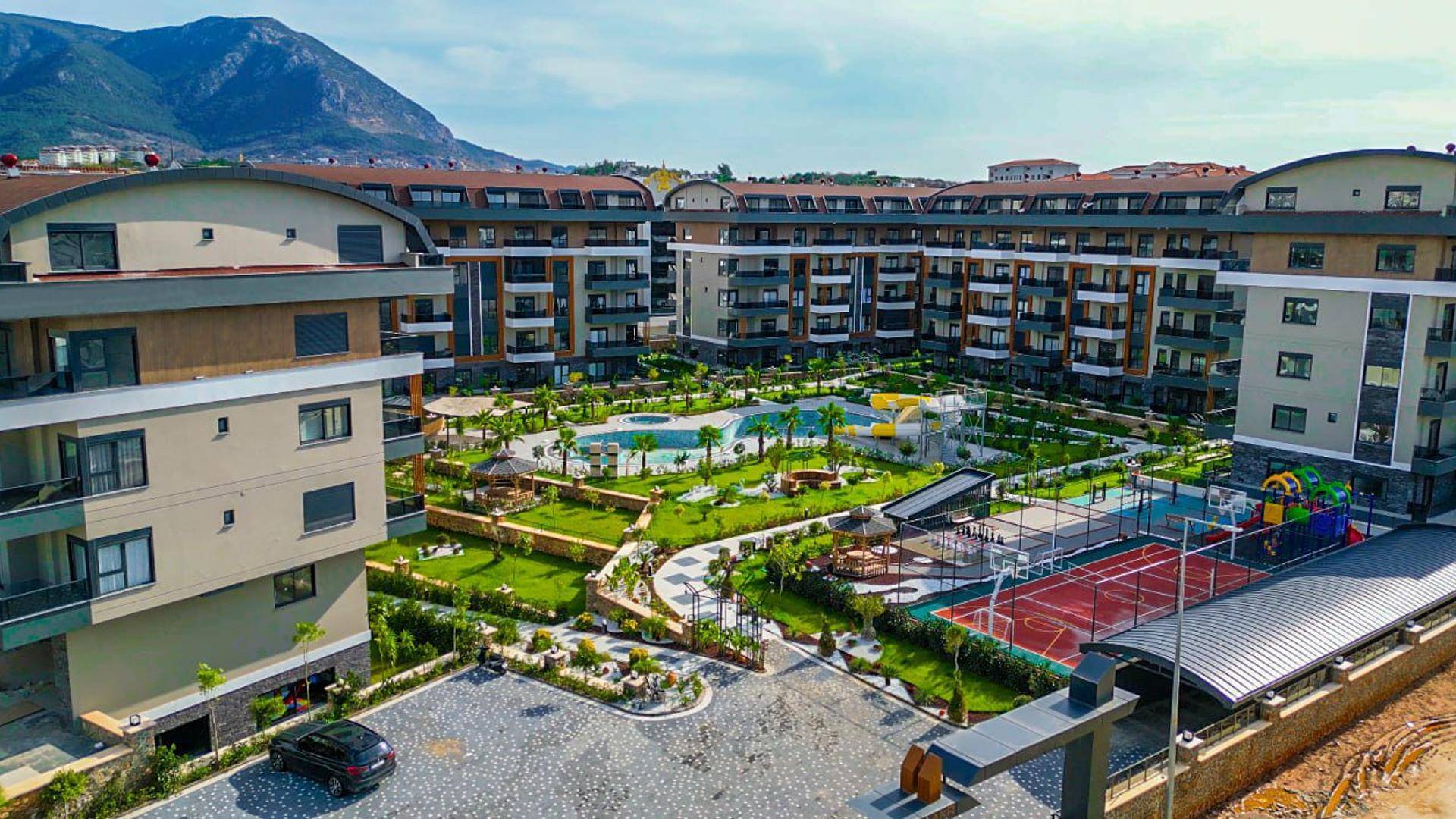 many new apartments in Oba, Alanya