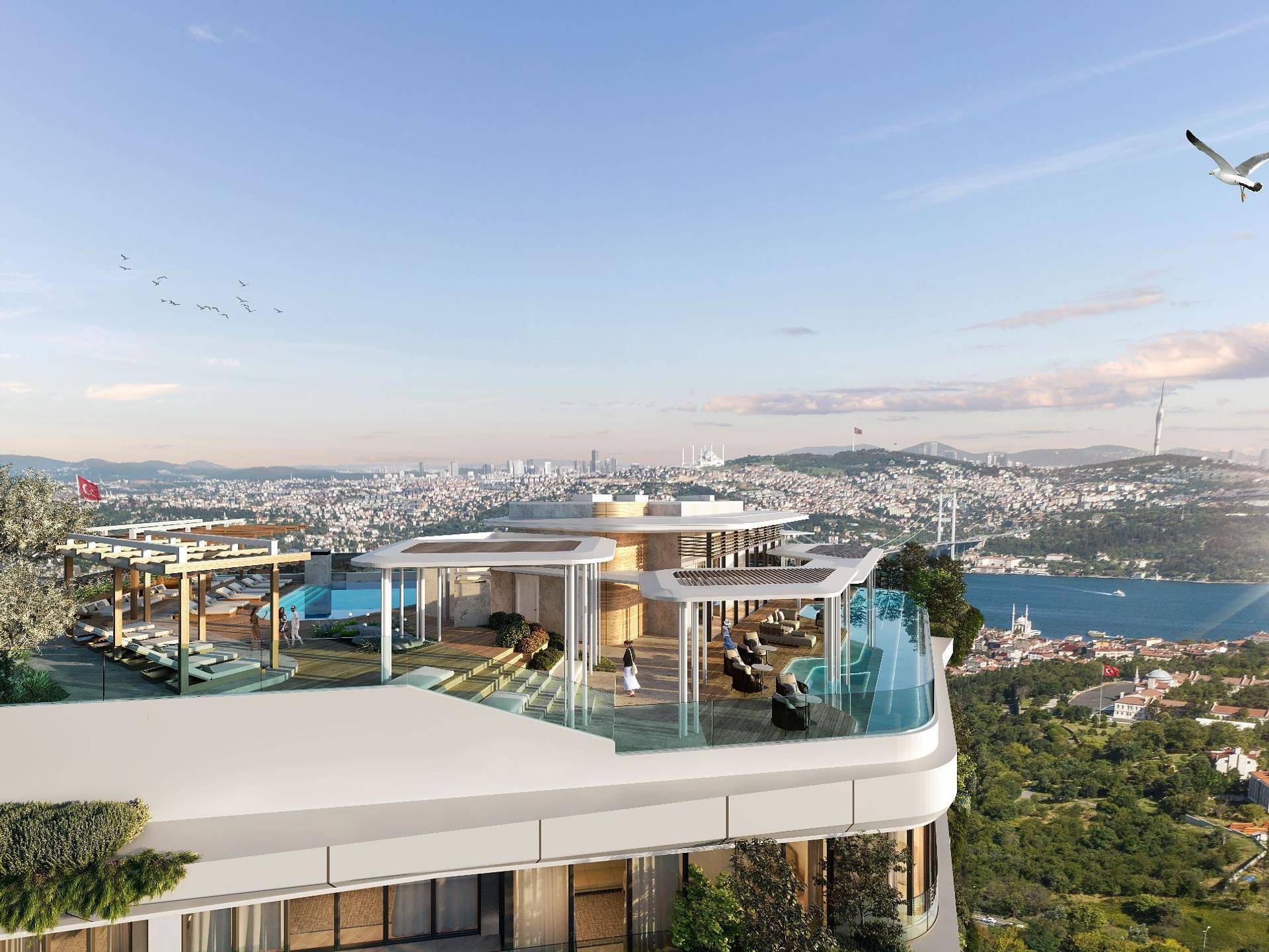 Chic Apartments with Magnificent Views in Besiktas, Istanbul