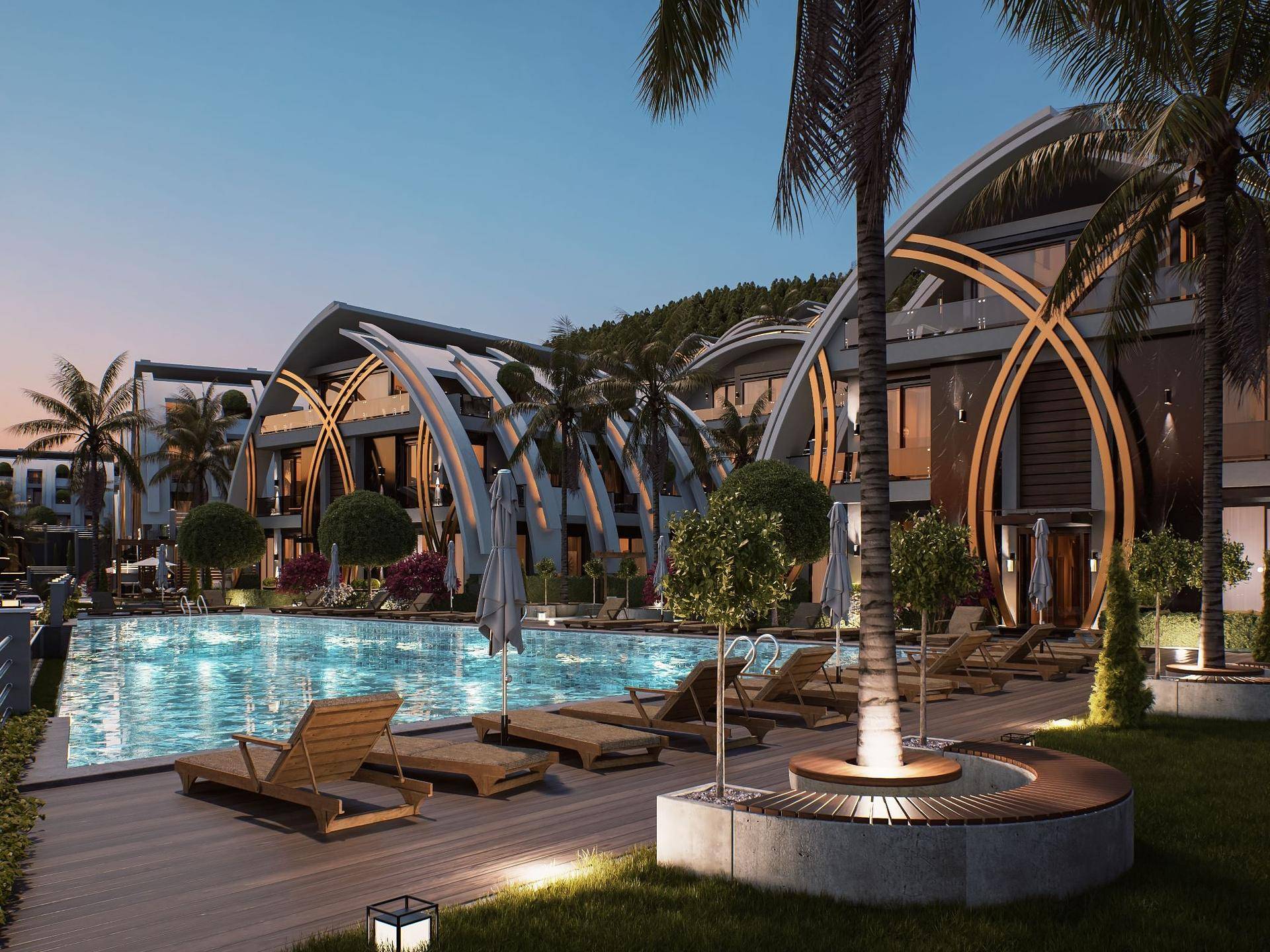 Ein Luxuriöser Rückzugsort in Kargicak, Alanya
