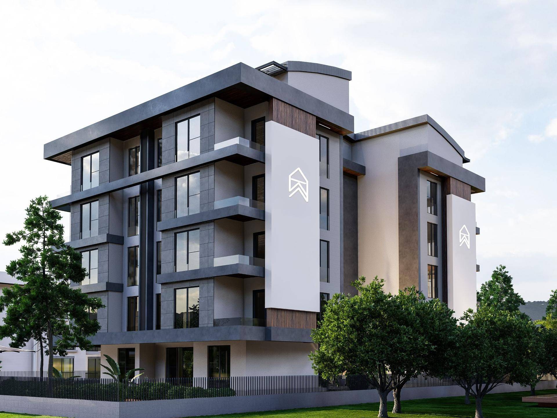 Projekt mit verschiedenen Wohnungen in Konyaaltı, Antalya
