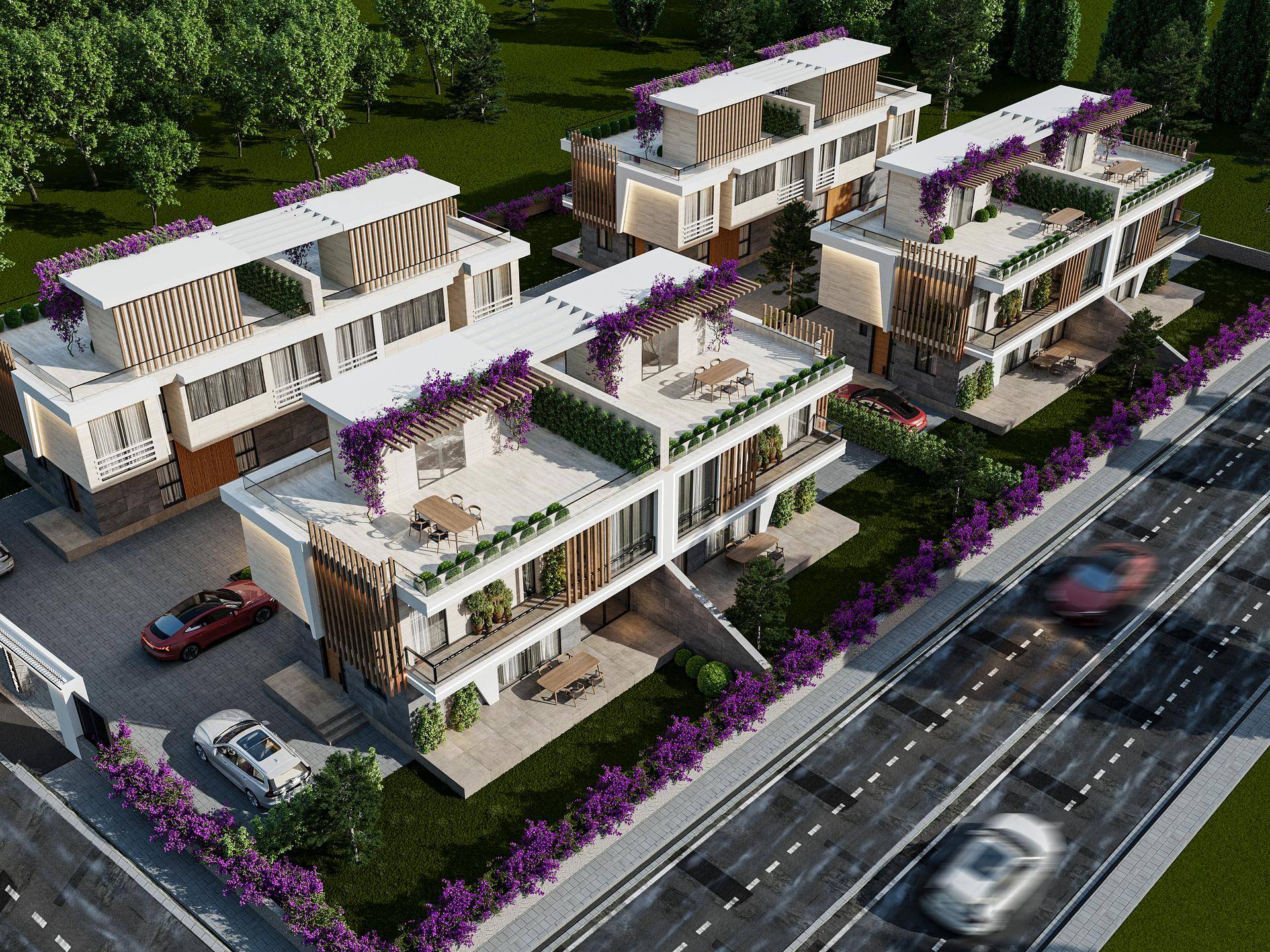 Luxurious semi-detached villas for sale in Mezitli, Mersin