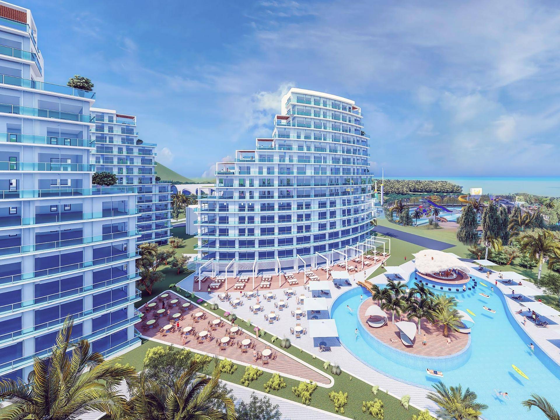 Apartment With Sea View For Sale - 0, 1, 2, 3, 4 BR in Bogaz, Iskele