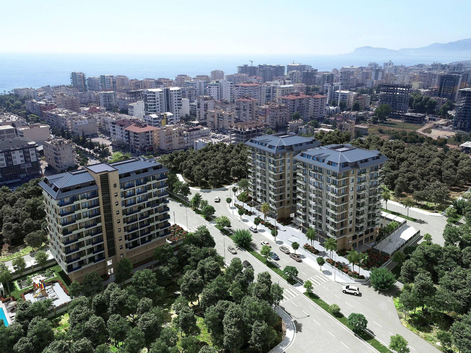 Investment in  luxury apartments in Mahmutlar, Alanya