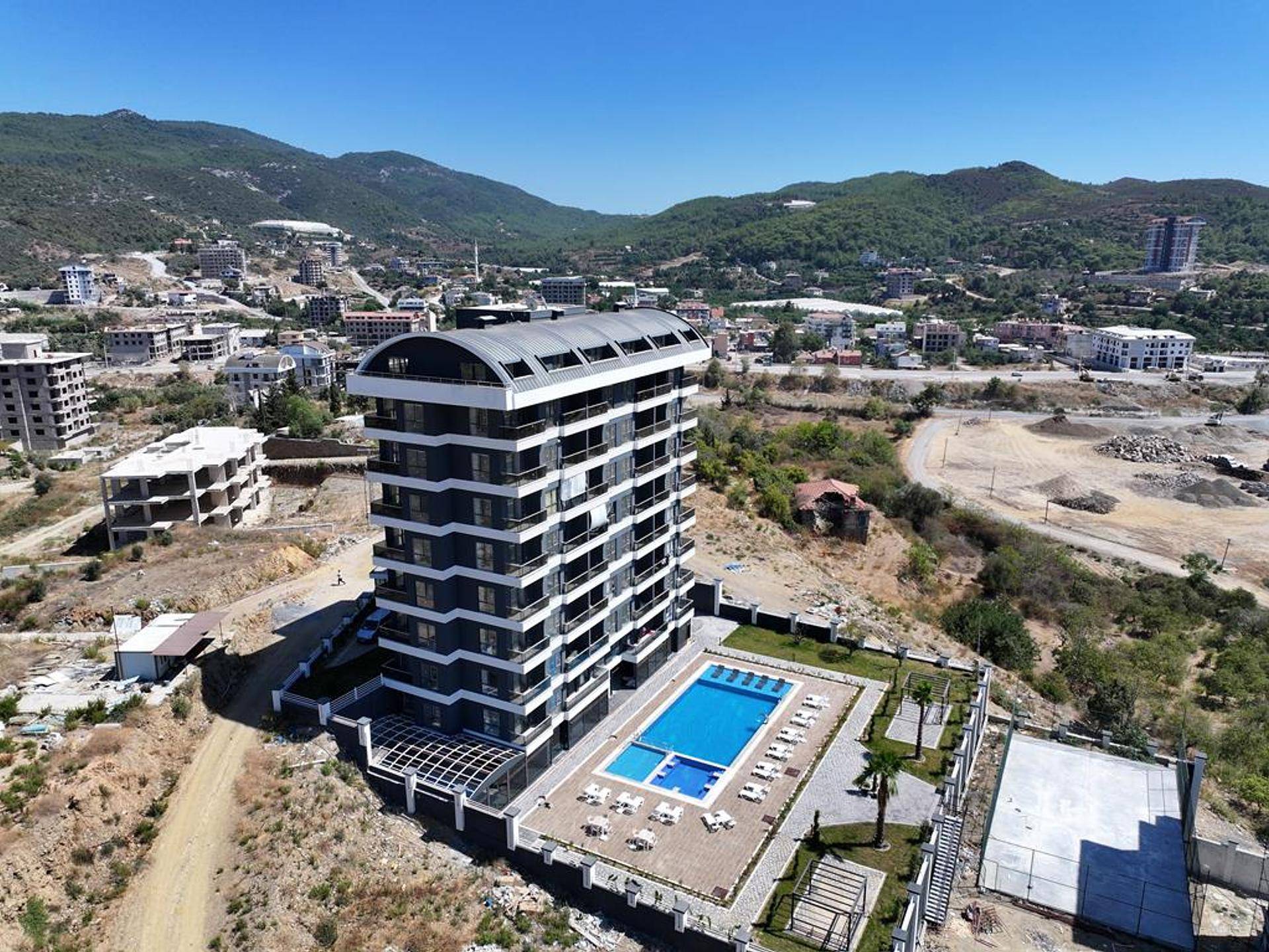 Erschwingliche 1-Schlafzimmer-Wohnung in Demirtas-Alanya