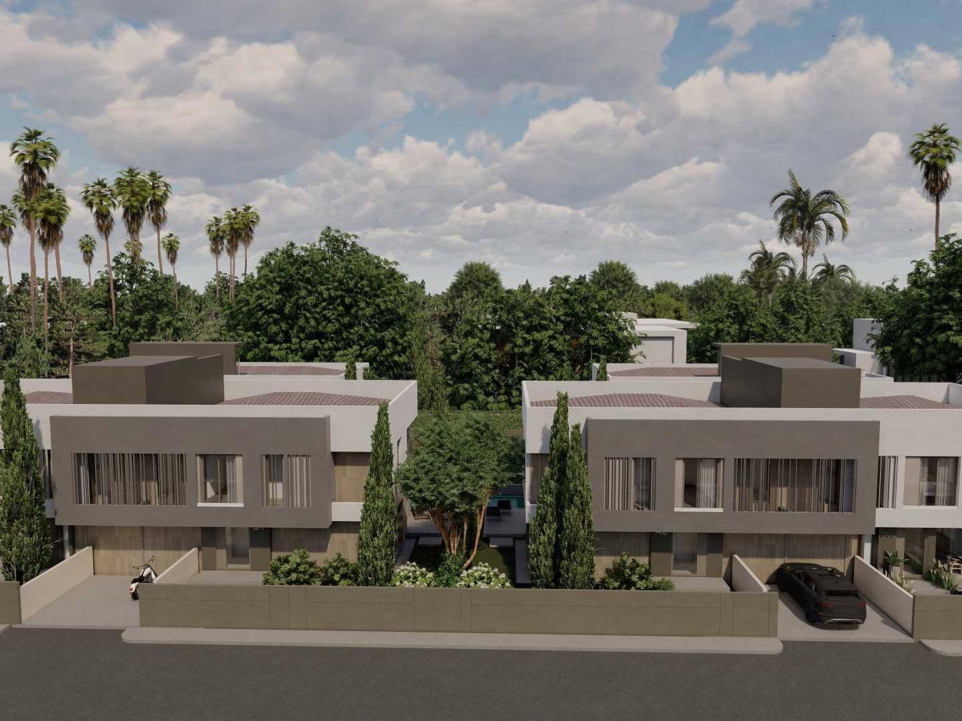 Zeitgenössische Villen in Dösmealti Antalya