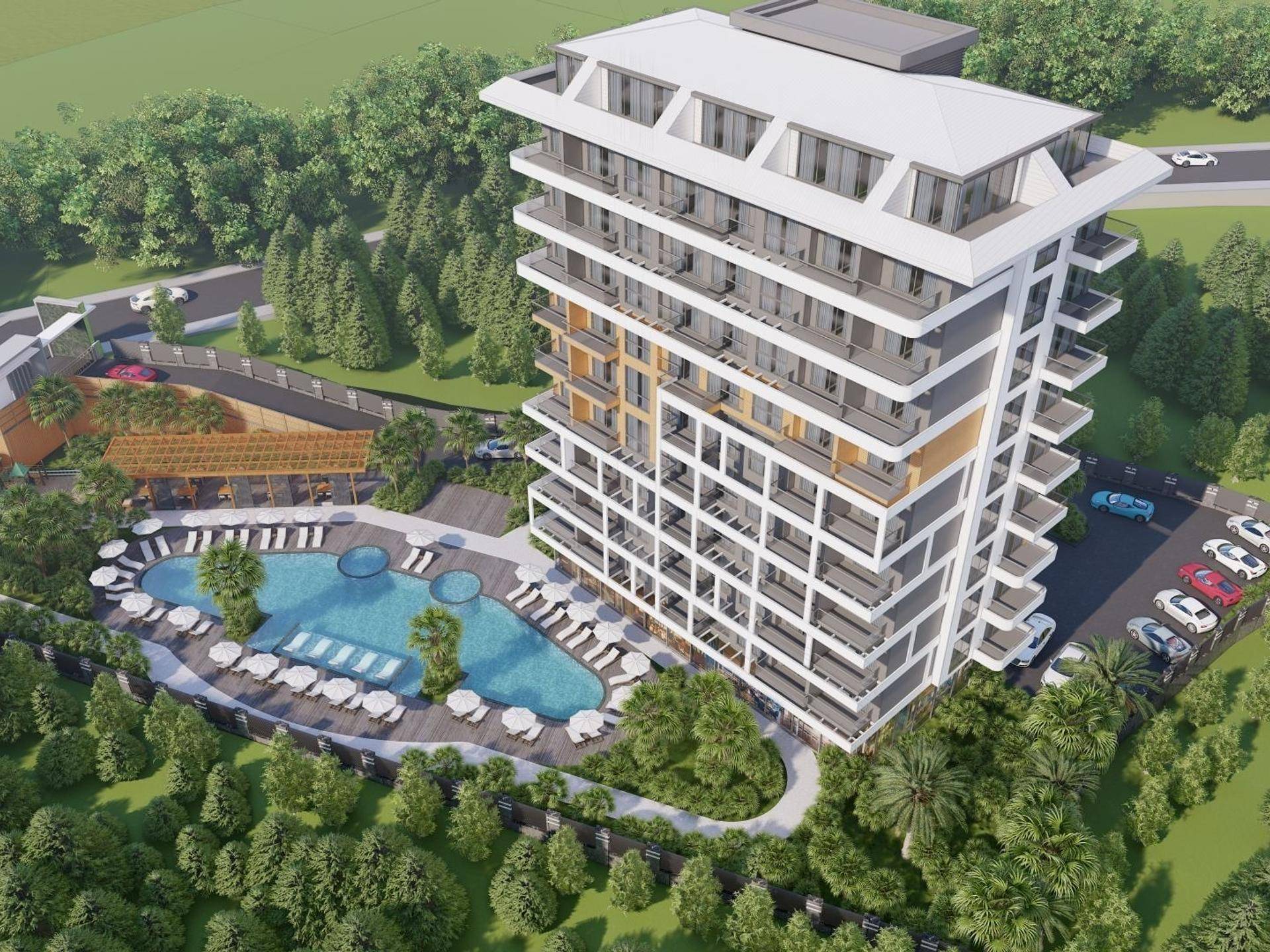 Modern and stylish apartments located in Tosmur, Alanya