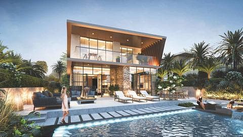 Maisons de ville Elite 4 chambres dans les lagons de Damac, Dubaï — 1/4