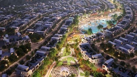 Maison de ville luxueuse de 5 chambres dans le parc d'investissement de Dubaï — 1/18