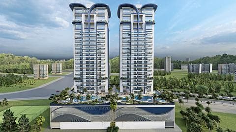 Du studio aux appartements 3 chambres de luxe avec piscines privées à Samana Waves 2, Dubaï — 1/18