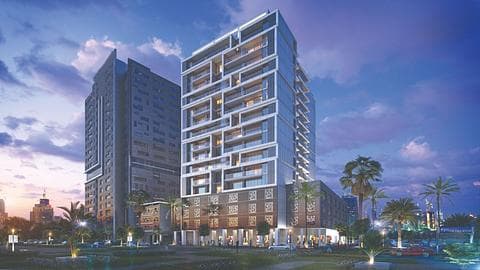 Appartements construits situés dans la marina de Dubaï — 1/7