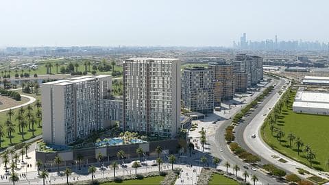Une vie dynamique dans l'IMPZ de Dubaï : des appartements modernes avec une vue imprenable — 1/9
