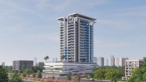 Appartements de luxe de deux chambres à JVC, Dubai — 1/14