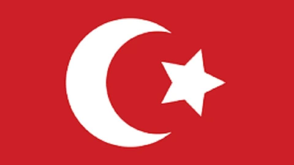 Le puissant drapeau turc