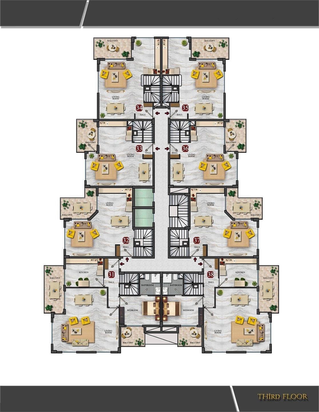 Image du plan d'étage 6