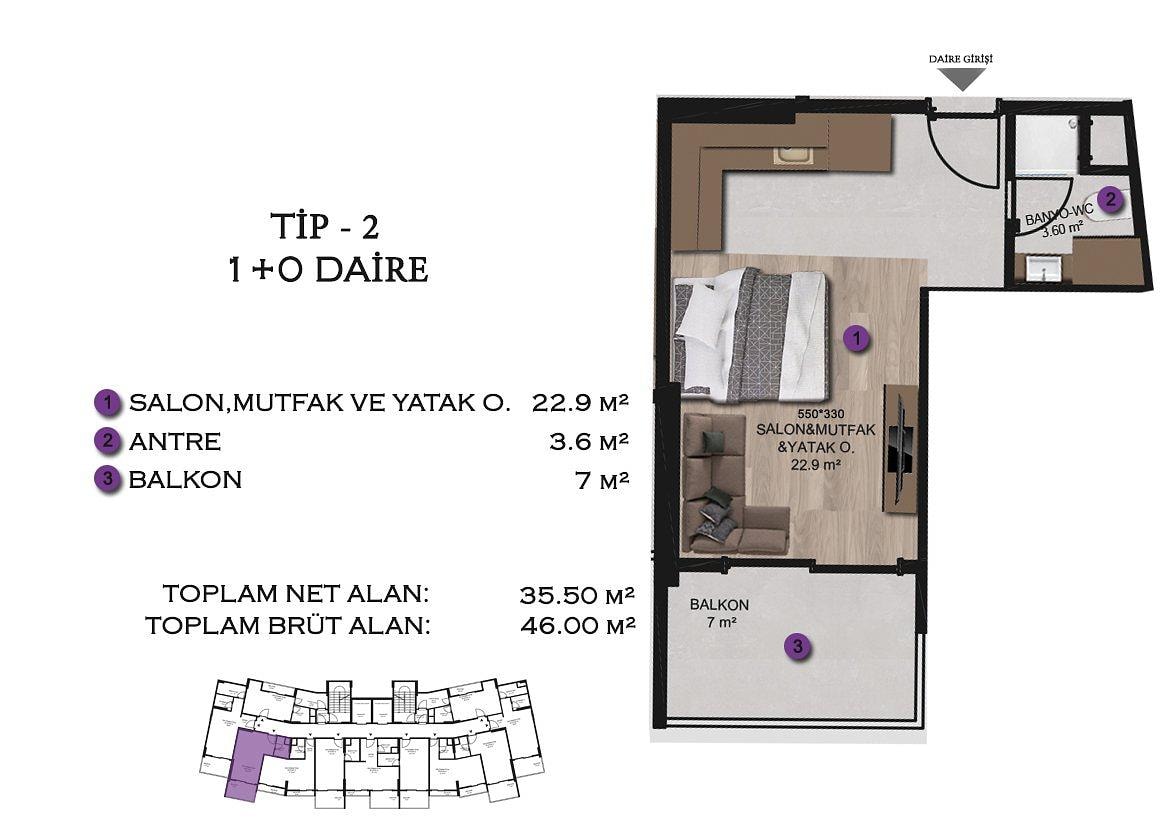 Mərtəbə Planı Şəkli 3