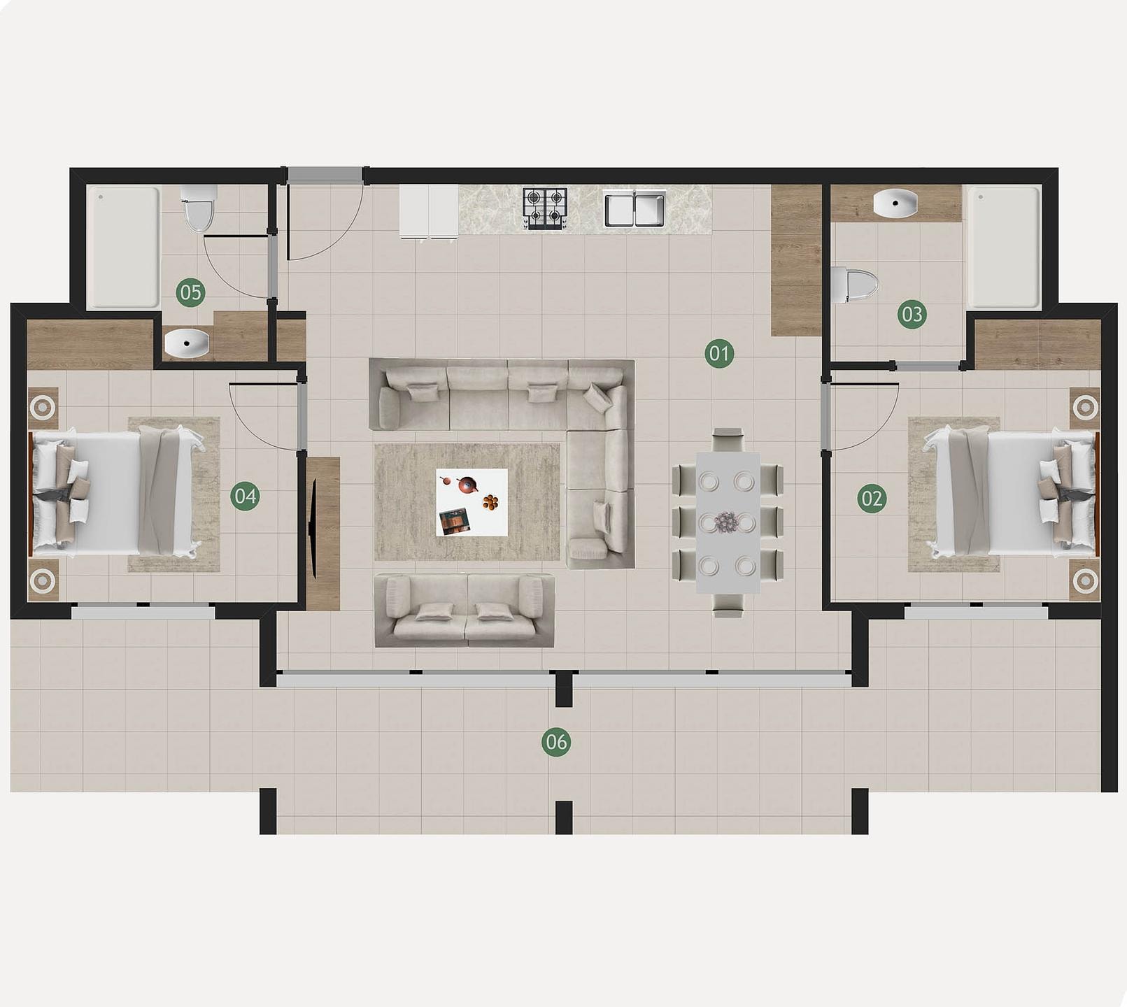 Grundrissdarstellung 1