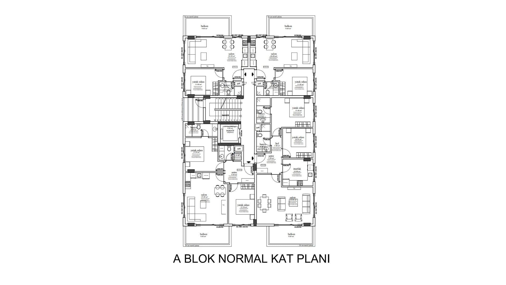 Mərtəbə Planı Şəkli 1