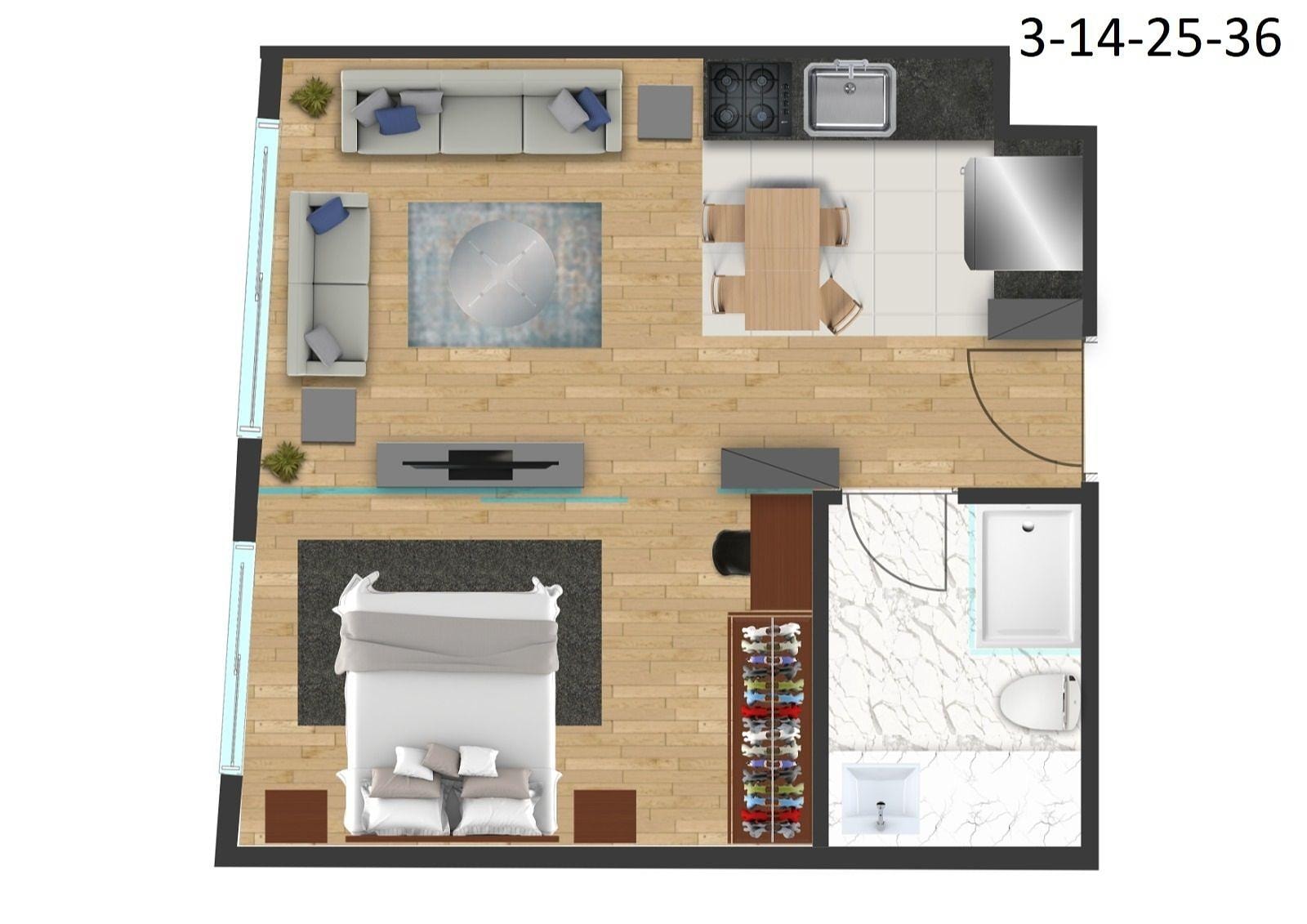 Image du plan d'étage 4