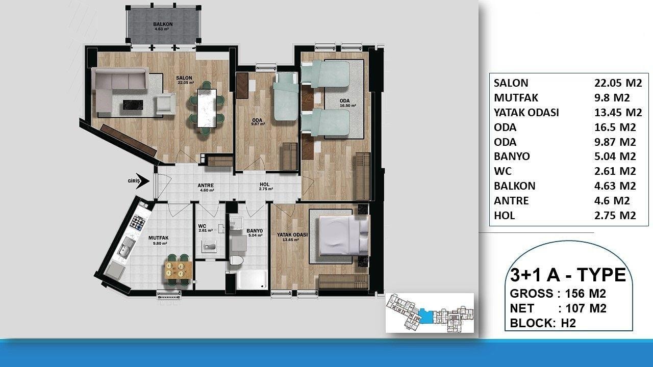 Image du plan d'étage 4