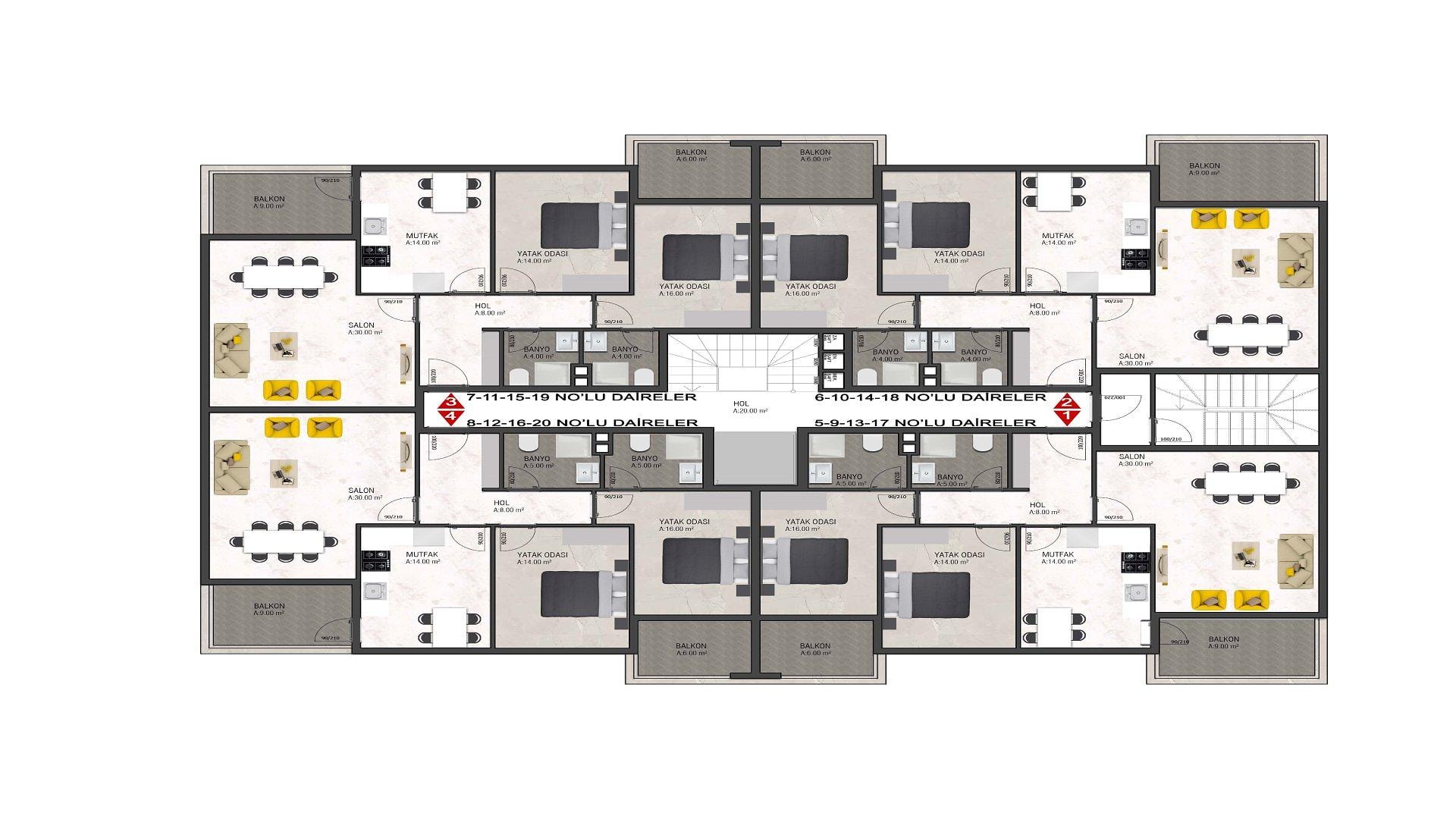 Image du plan d'étage 1